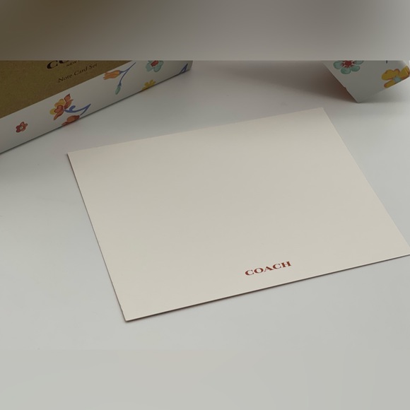 Coach Floral Print Boxed Notecards - Picture 11 of 16
